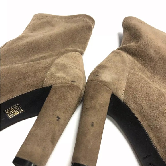 Stuart Weitzman Women’s Highland Brown Suede Bootie Size 10M - Picture 5 of 6